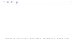 Desktop Screenshot of elfindesign.pl
